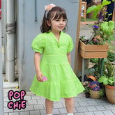 Neon Summer Dress - Green