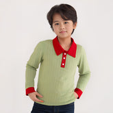 Tropical Colour Pop Polo T-Shirt - Full Sleeves