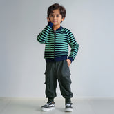 Green Stripes Shacket