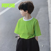 Green White Striped T-Shirt