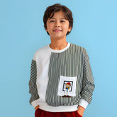 Olive Stripes New Tee