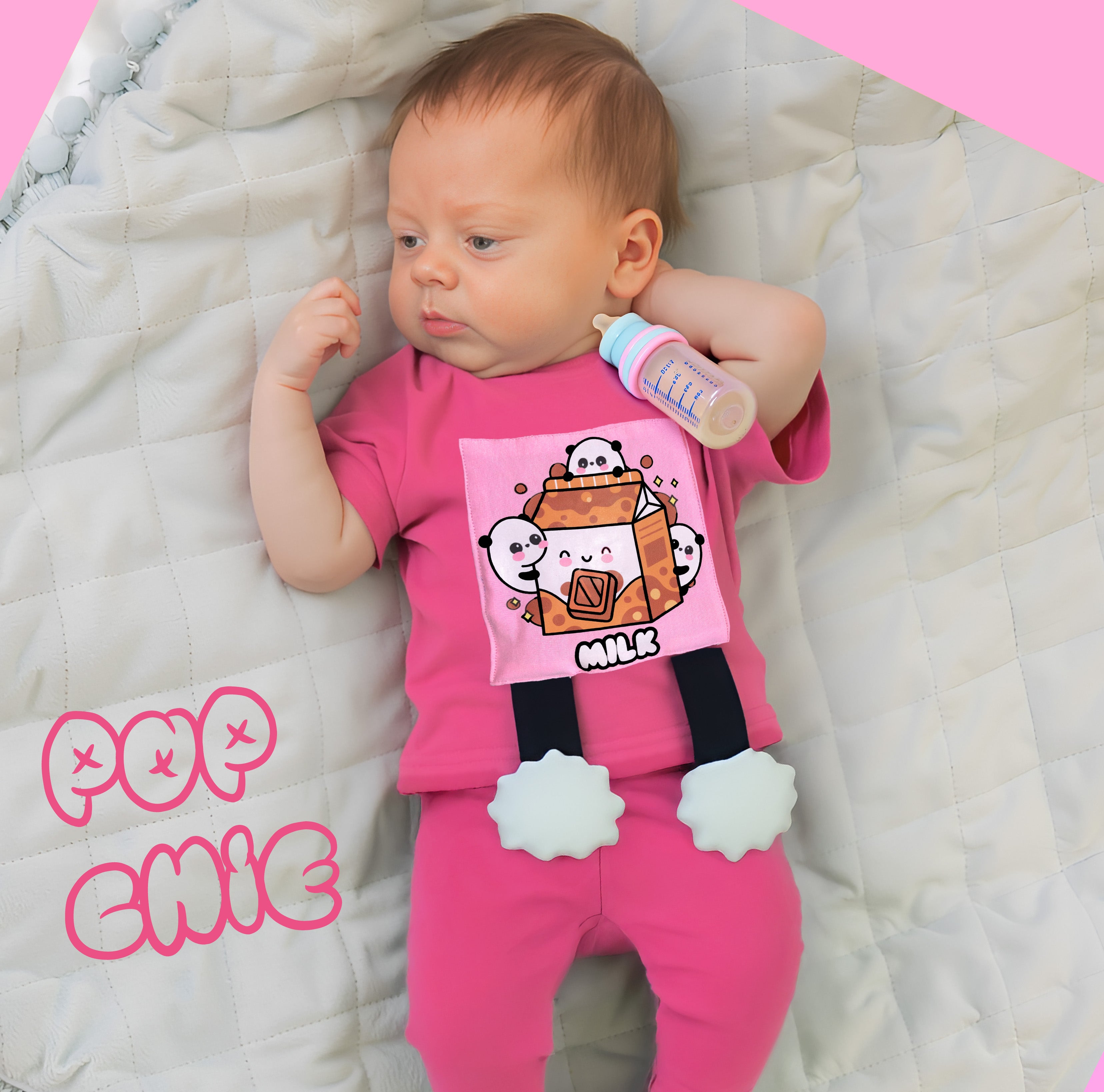 Chocolate Milk Infant Set Popchie chocolate-milk-infant-set-popchie