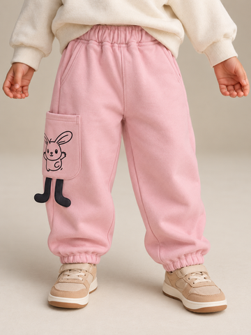 Pink Bunny Streetwear Joggers