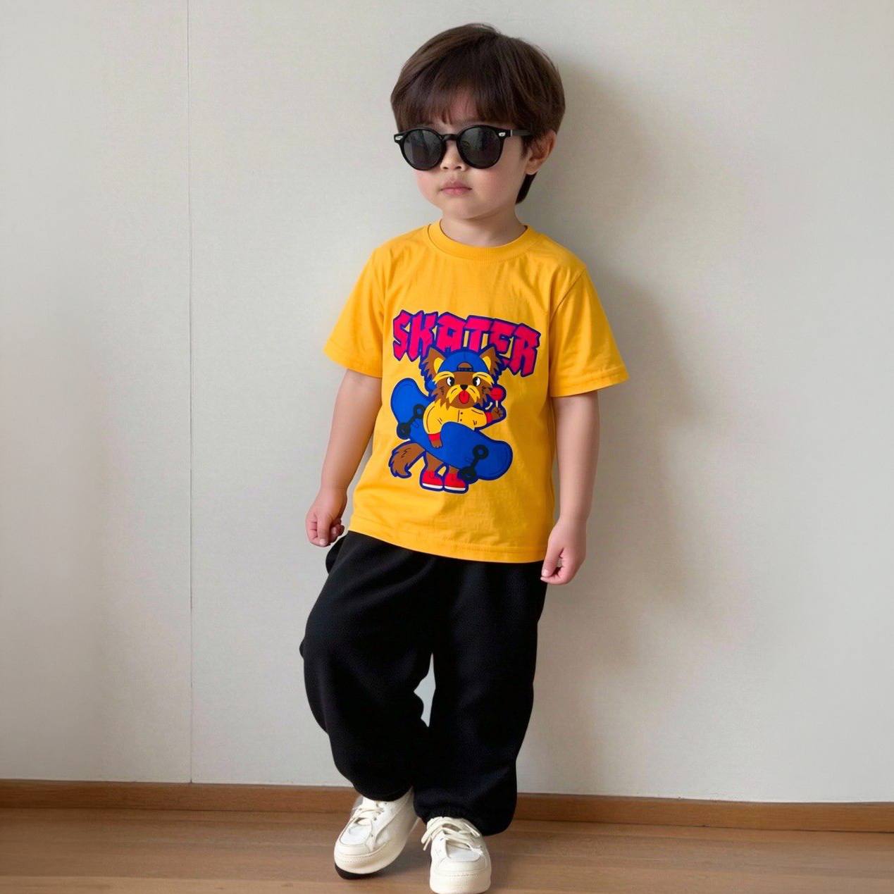 Cool Skater Yellow Tee