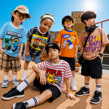 Adventure & Characters 5 Tee Set 8-10 years