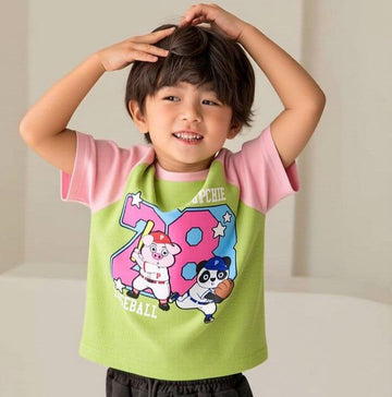 Popchie Baseball Pigzu Tee