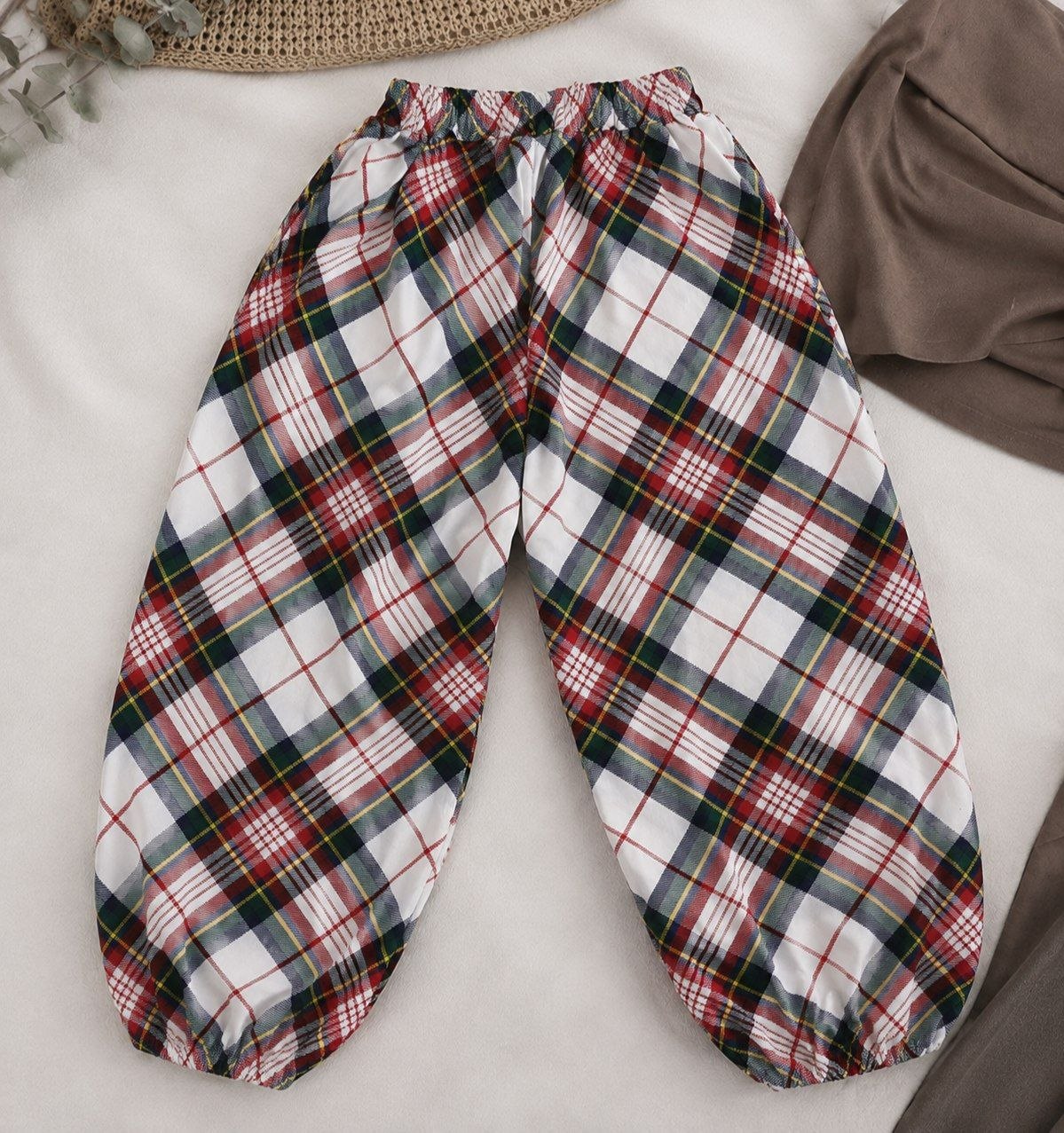Checkered  Cuffed Joggers