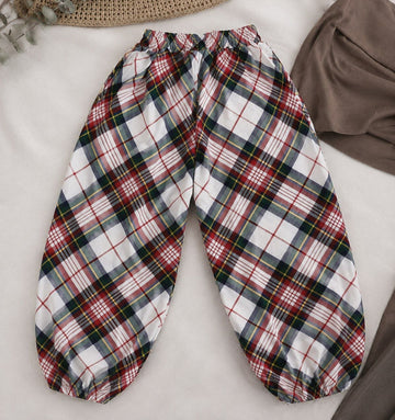 Checkered  Cuffed Joggers