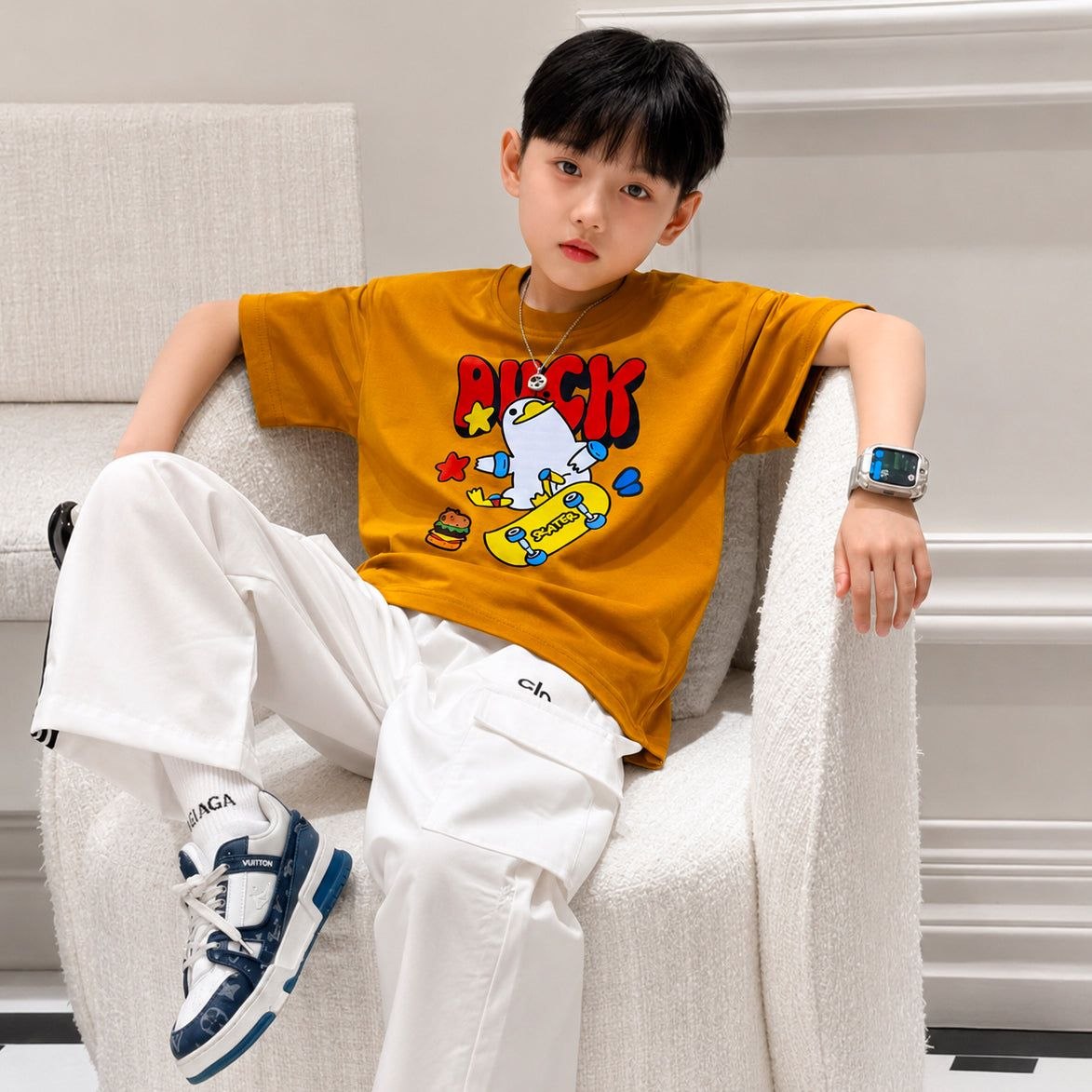 Street duck set- Set of 5 kids tshirt