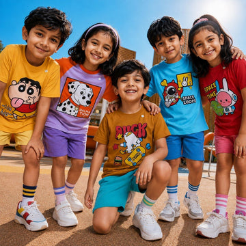 Street duck set- Set of 5 kids tshirt