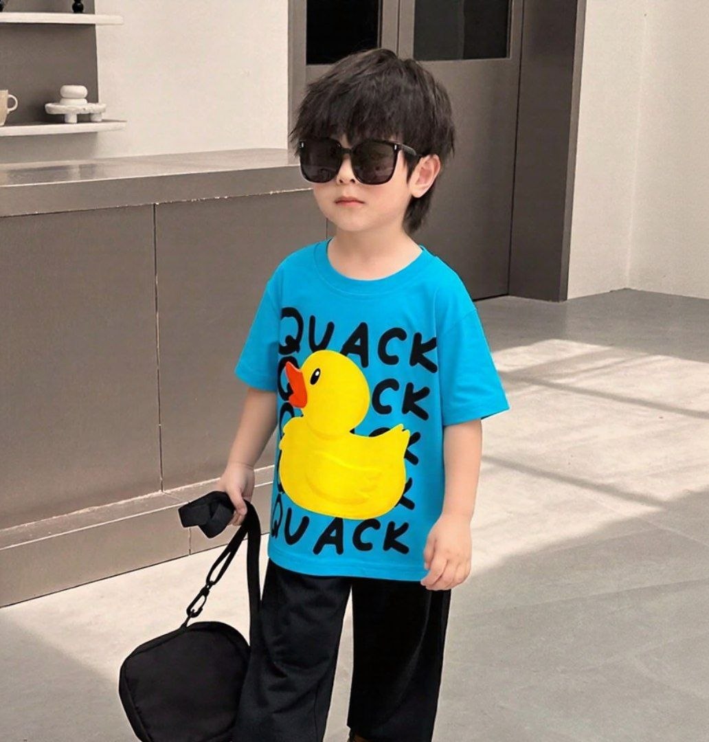 Quack Duck Sky Blue Tee