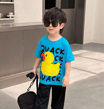Quack Duck Sky Blue Tee