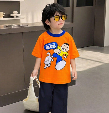 Popchie Adventure Club Orange Tee