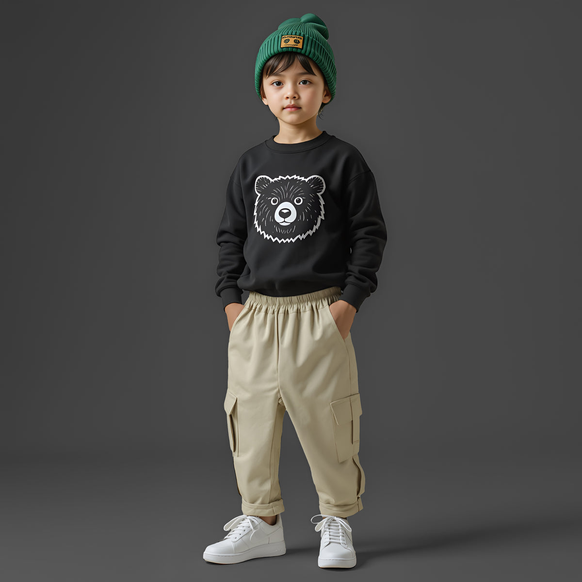 Beige Cargo Pants