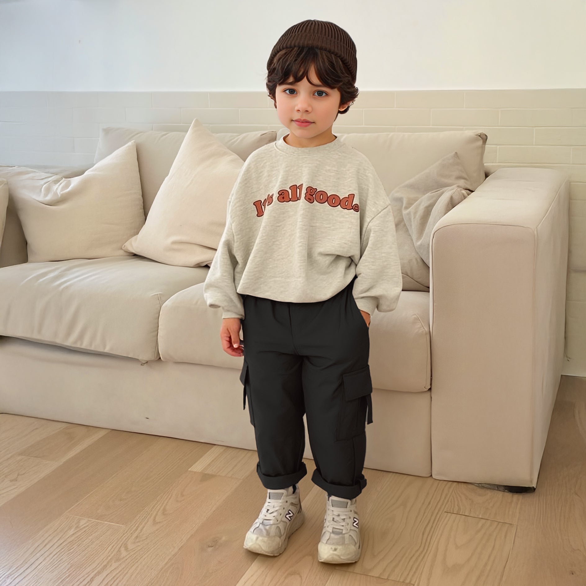 Black Slate Cargo Pants