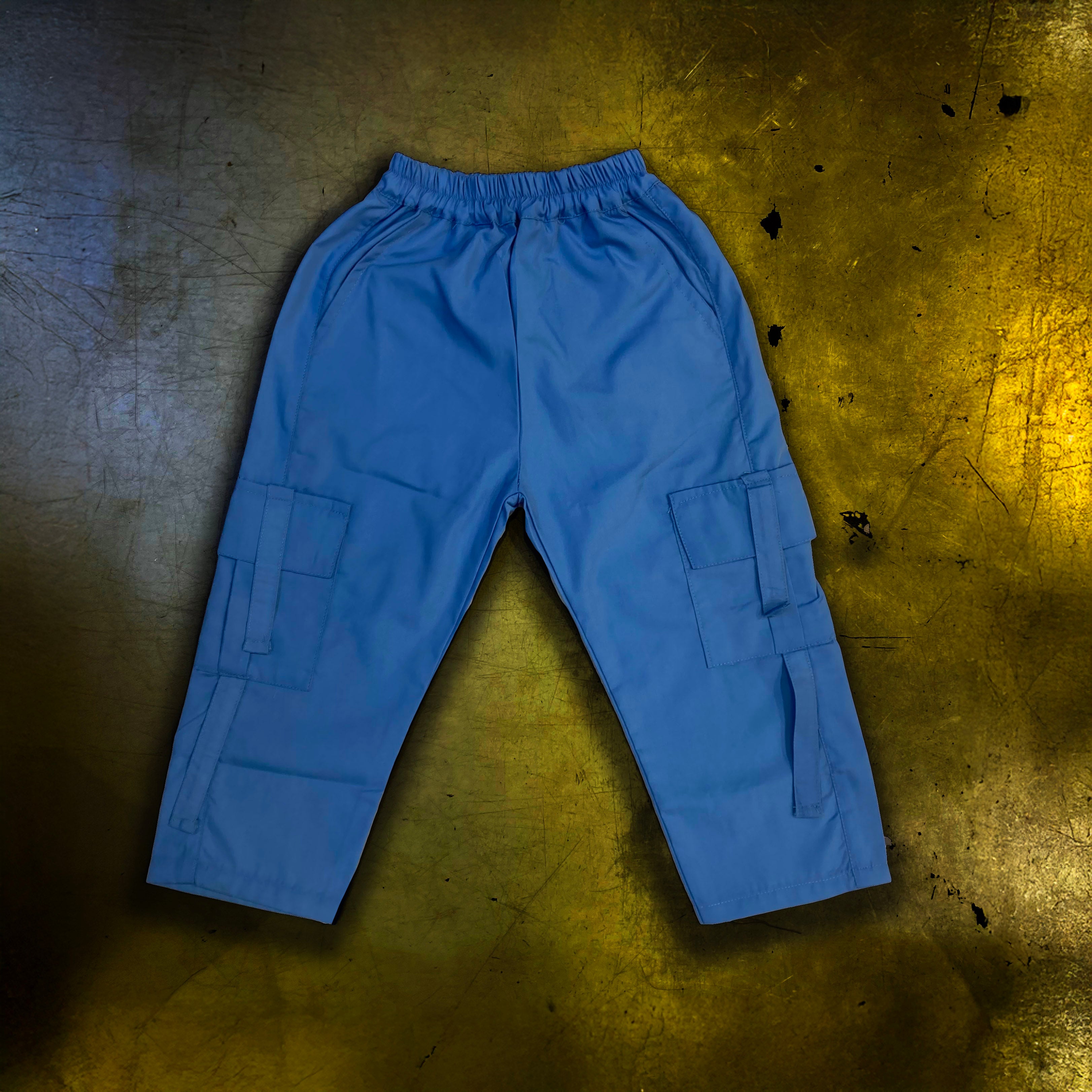 Blue Cargo Pants