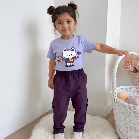 Purple Cargo Pants