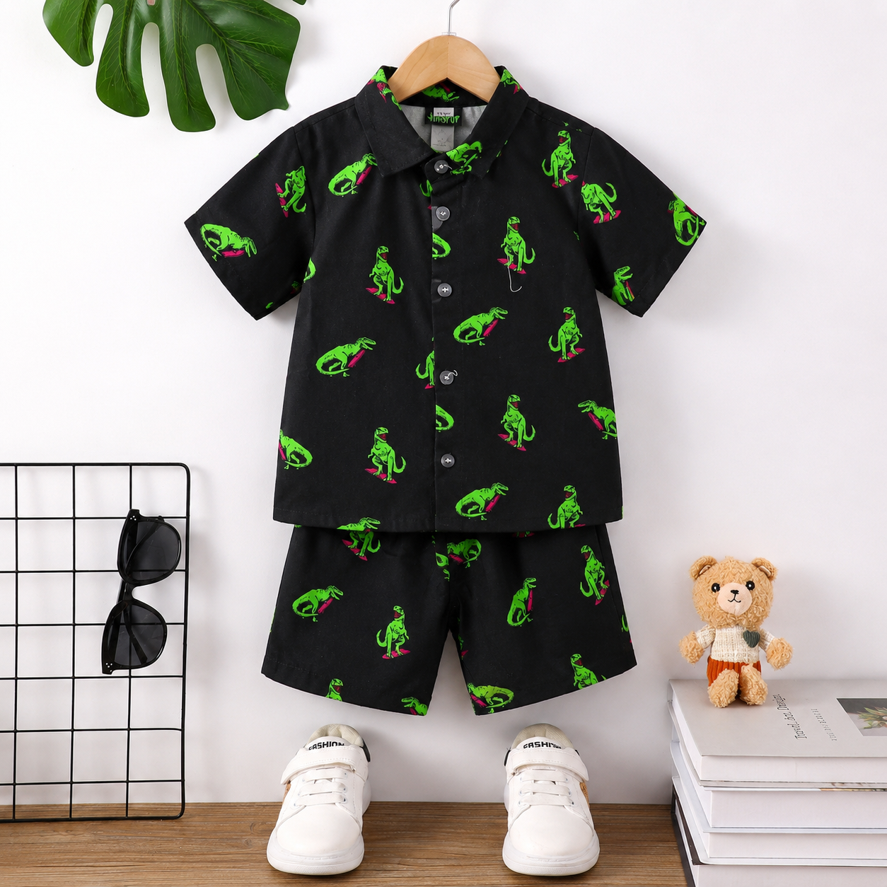 Dino Black Cord-Set