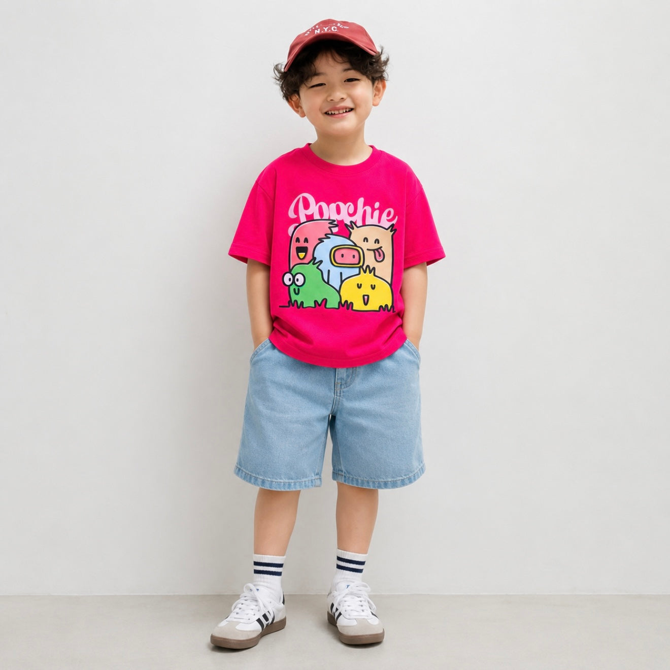 Popchie Multicoloured Friends Tee