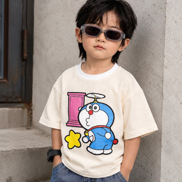Dore-mon Beige Tee