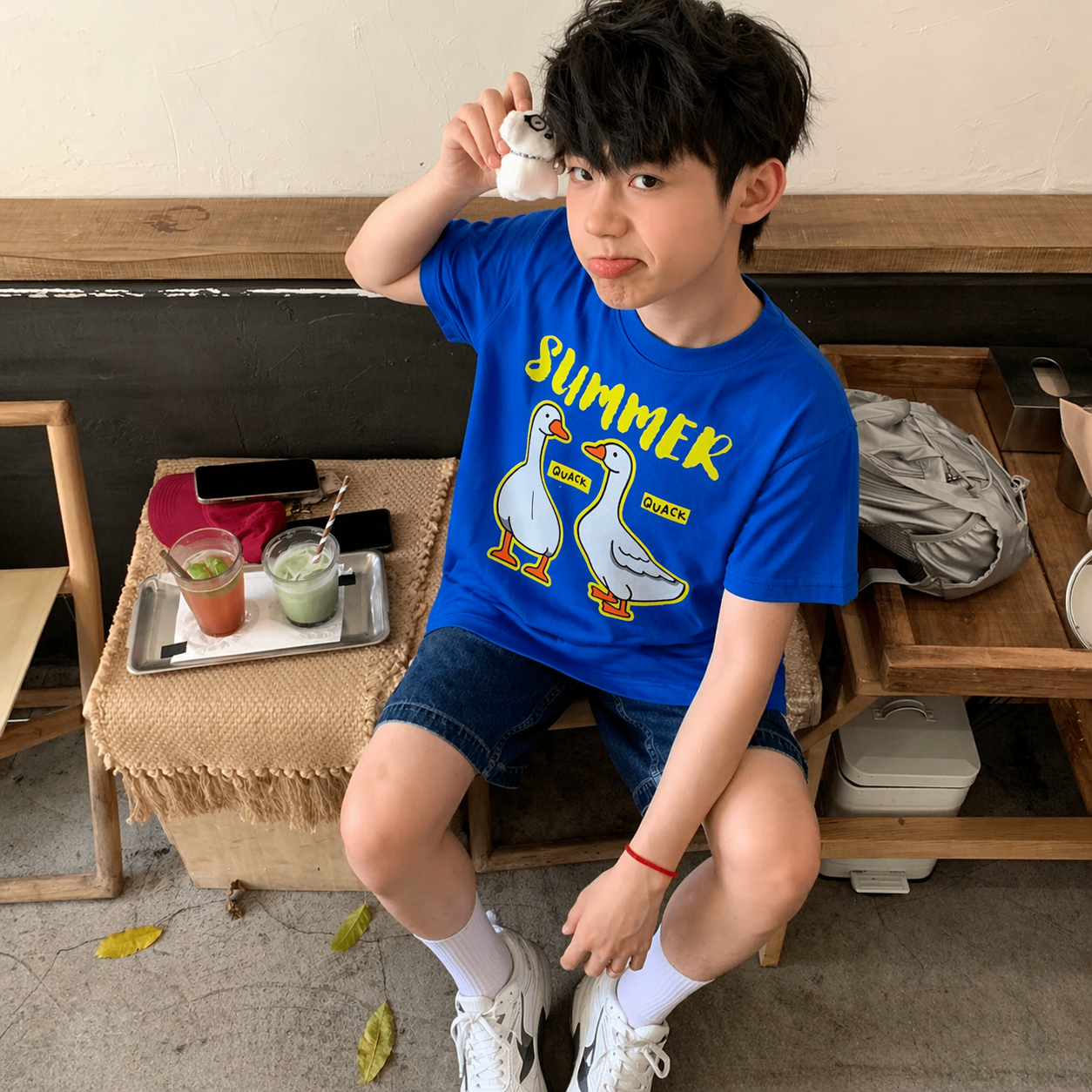 Summer Quack New Royal Blue Tee
