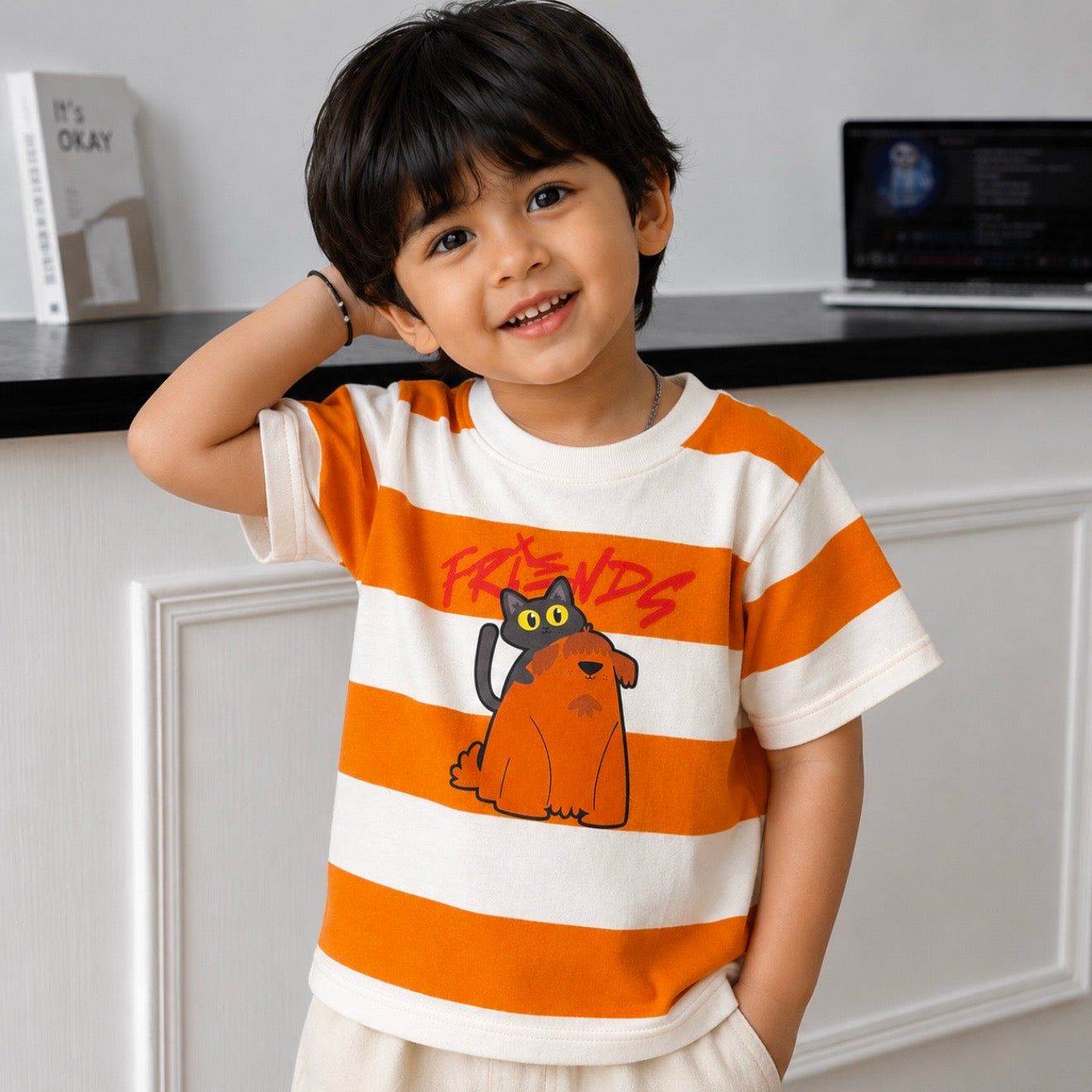 Friends Striped Tee
