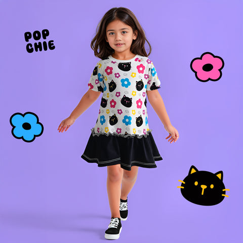Sweet Kitty Frock Dress