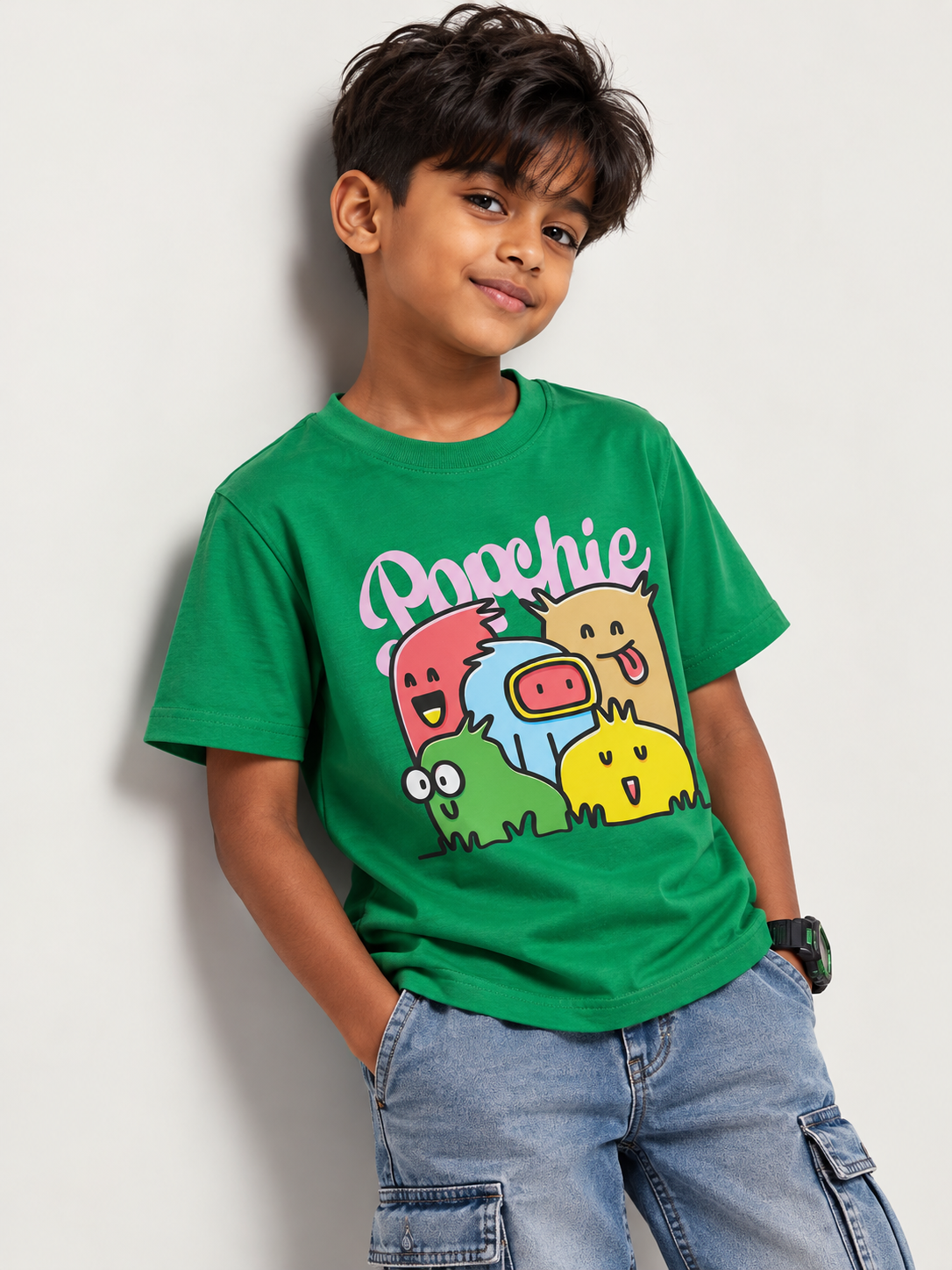 Popchie Friends New Green Tee