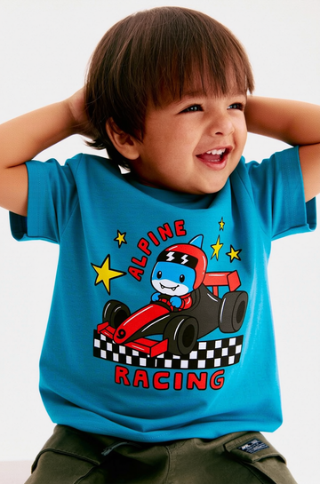 Karting Star Blue Tee