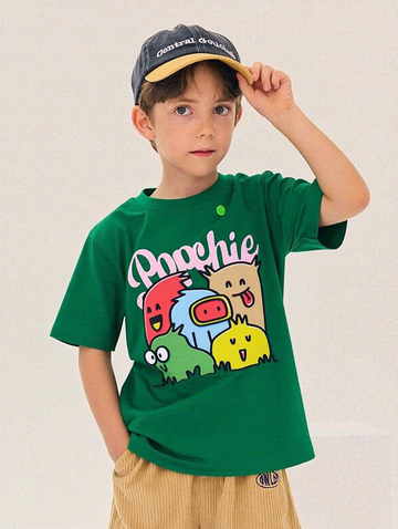 Popchie Friends New Green Tee
