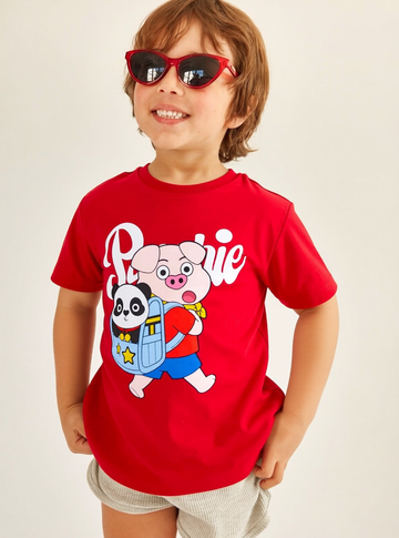 Back to School Red Tee