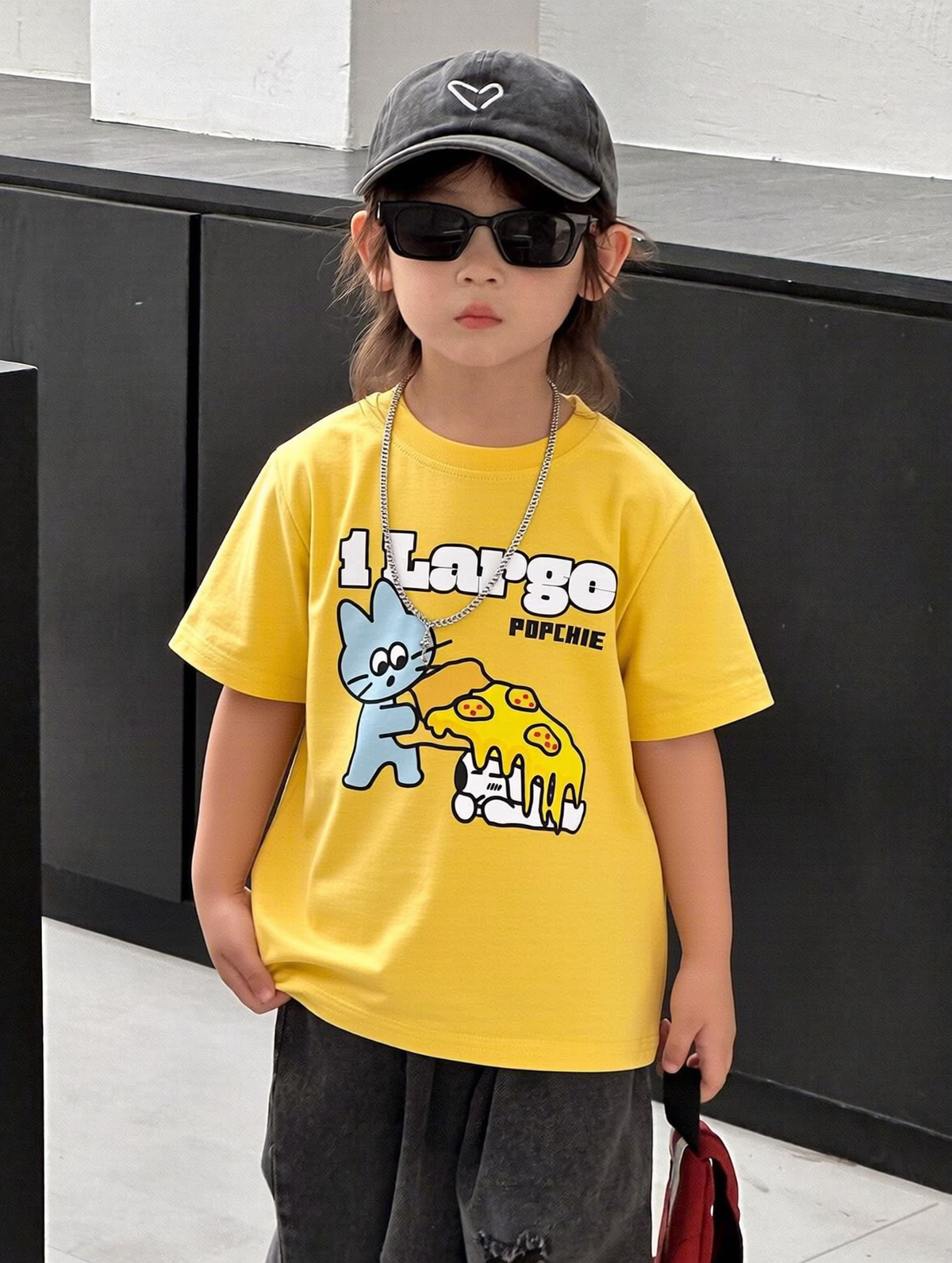 One Large Pizza Yellow Tee