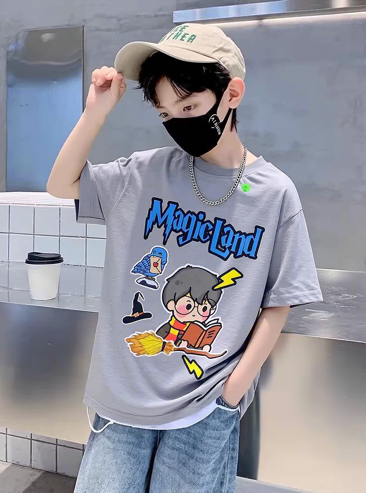 Magic Land Grey Tee