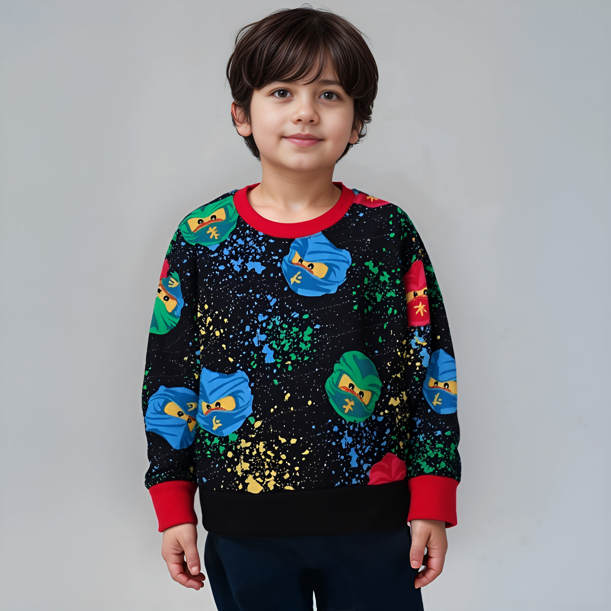 Kids Ninja Fleece Sweatshirt – Ultra Cozy Pastel Edition 🍭