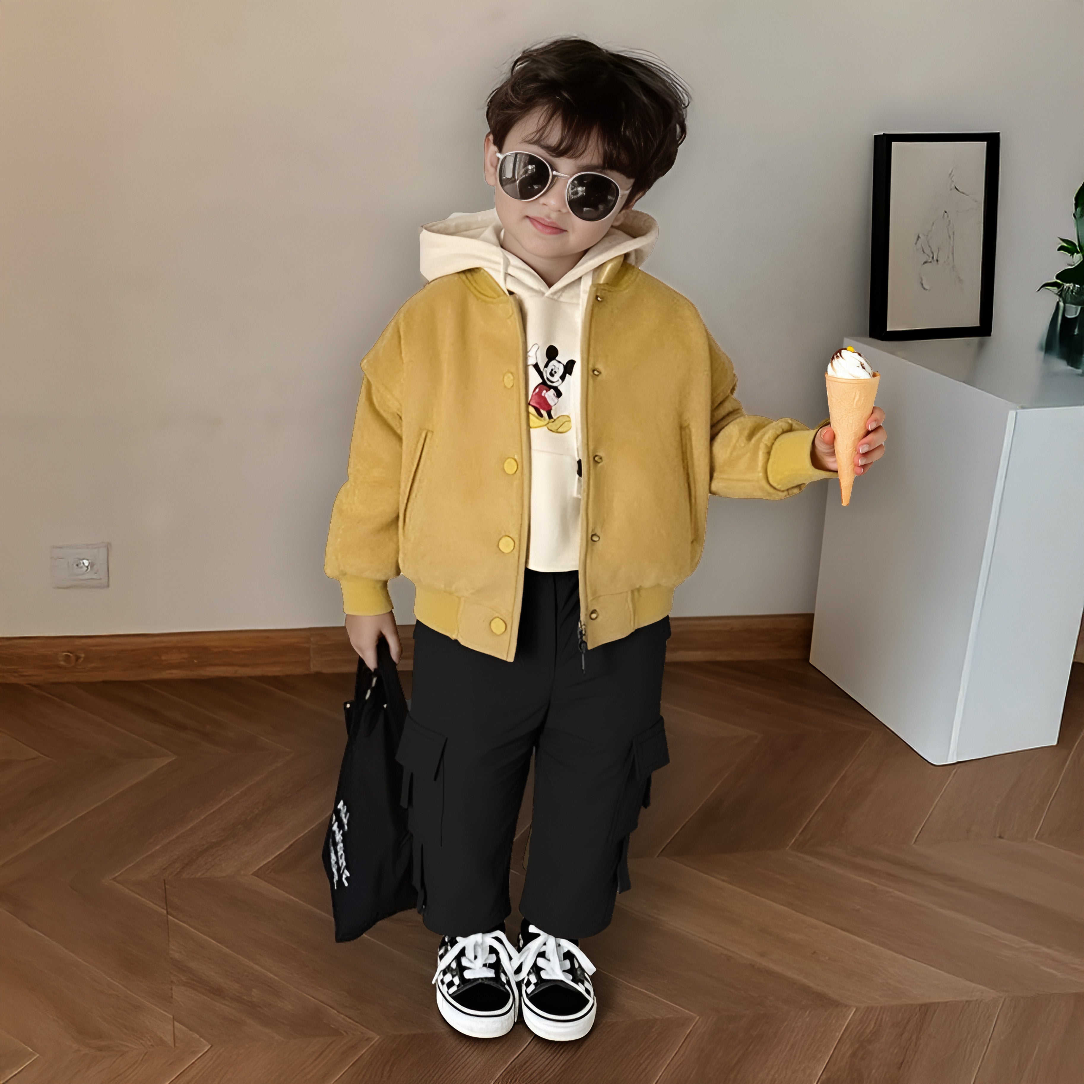 Black Slate Cargo Pants