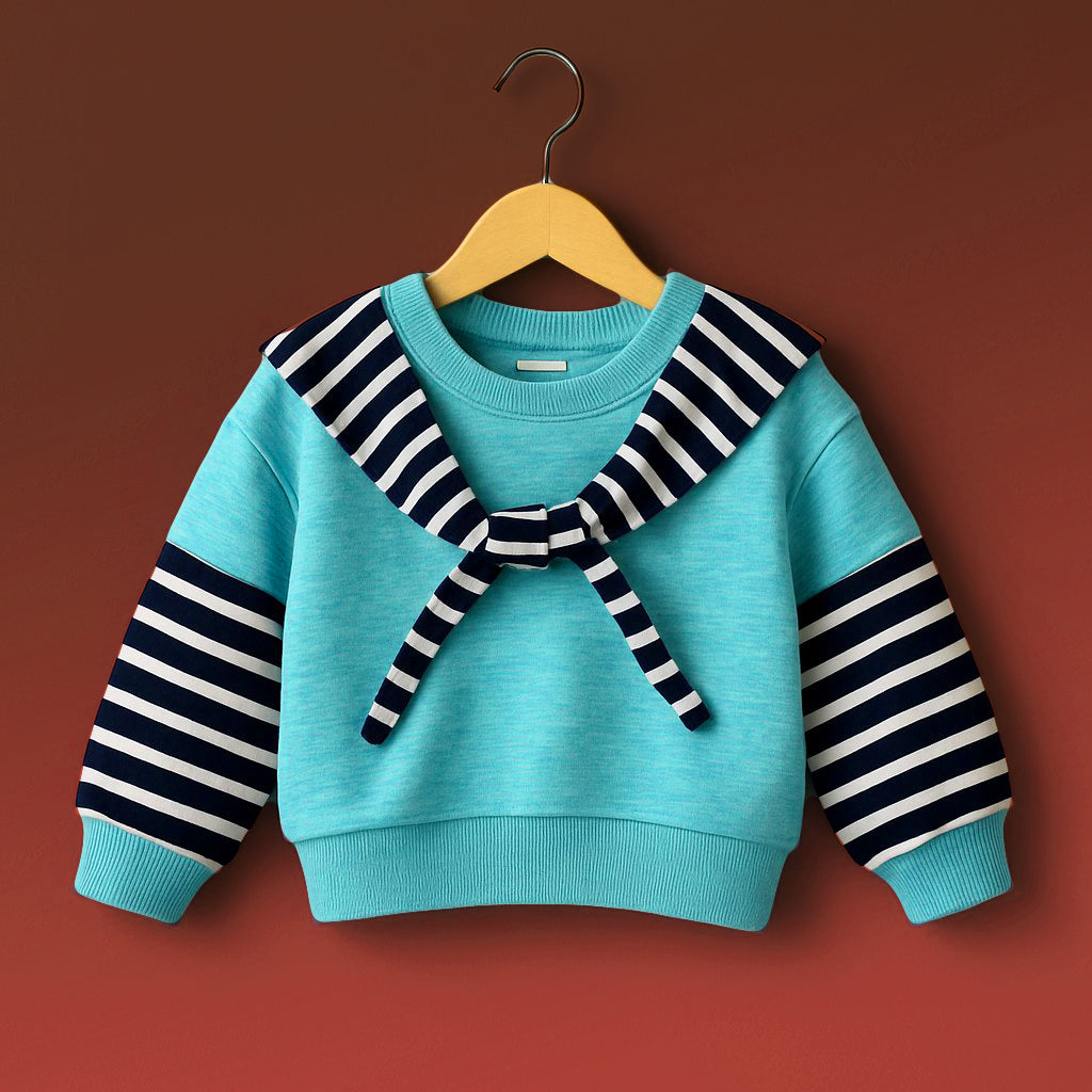 Retro Cozy Striped Sweater Tee 2 🧣✨