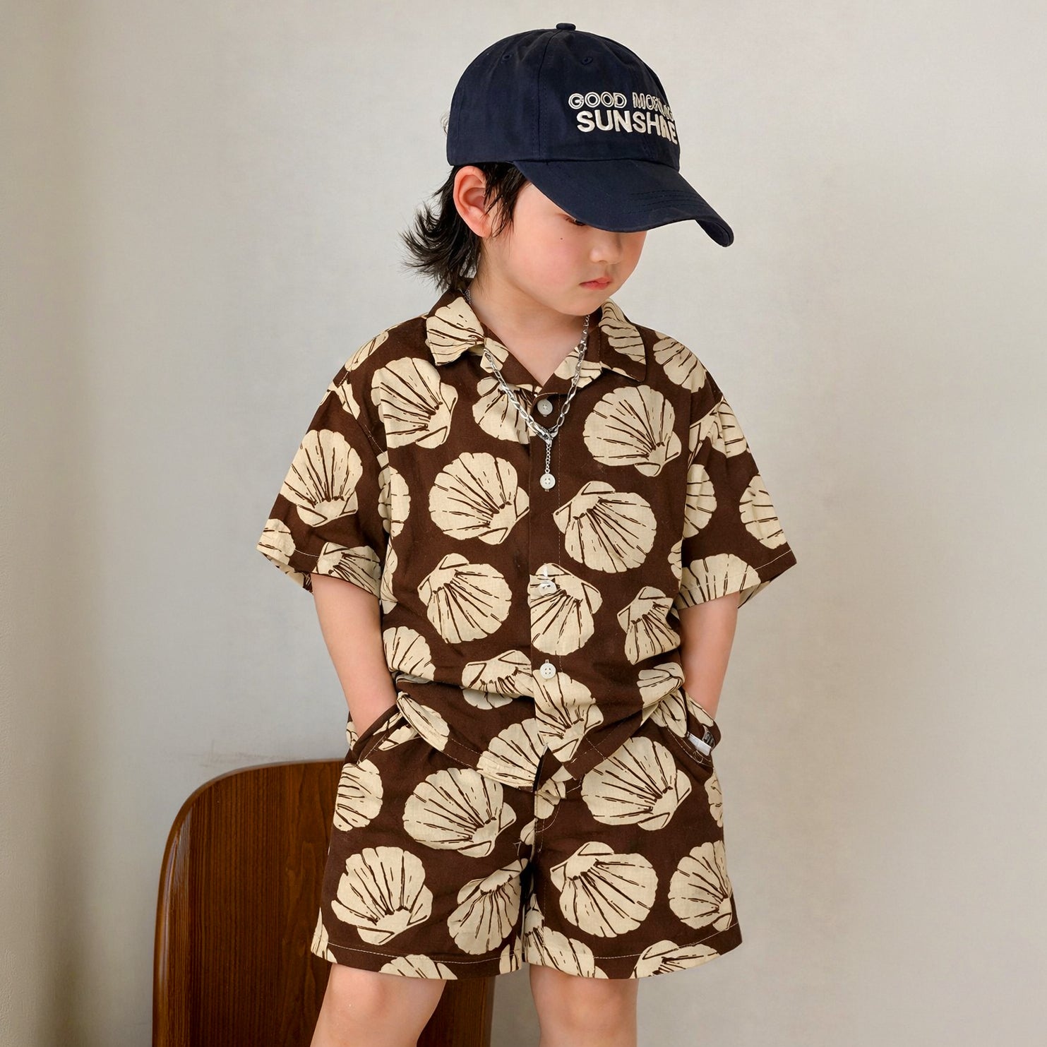 Shell Brown Cord Set