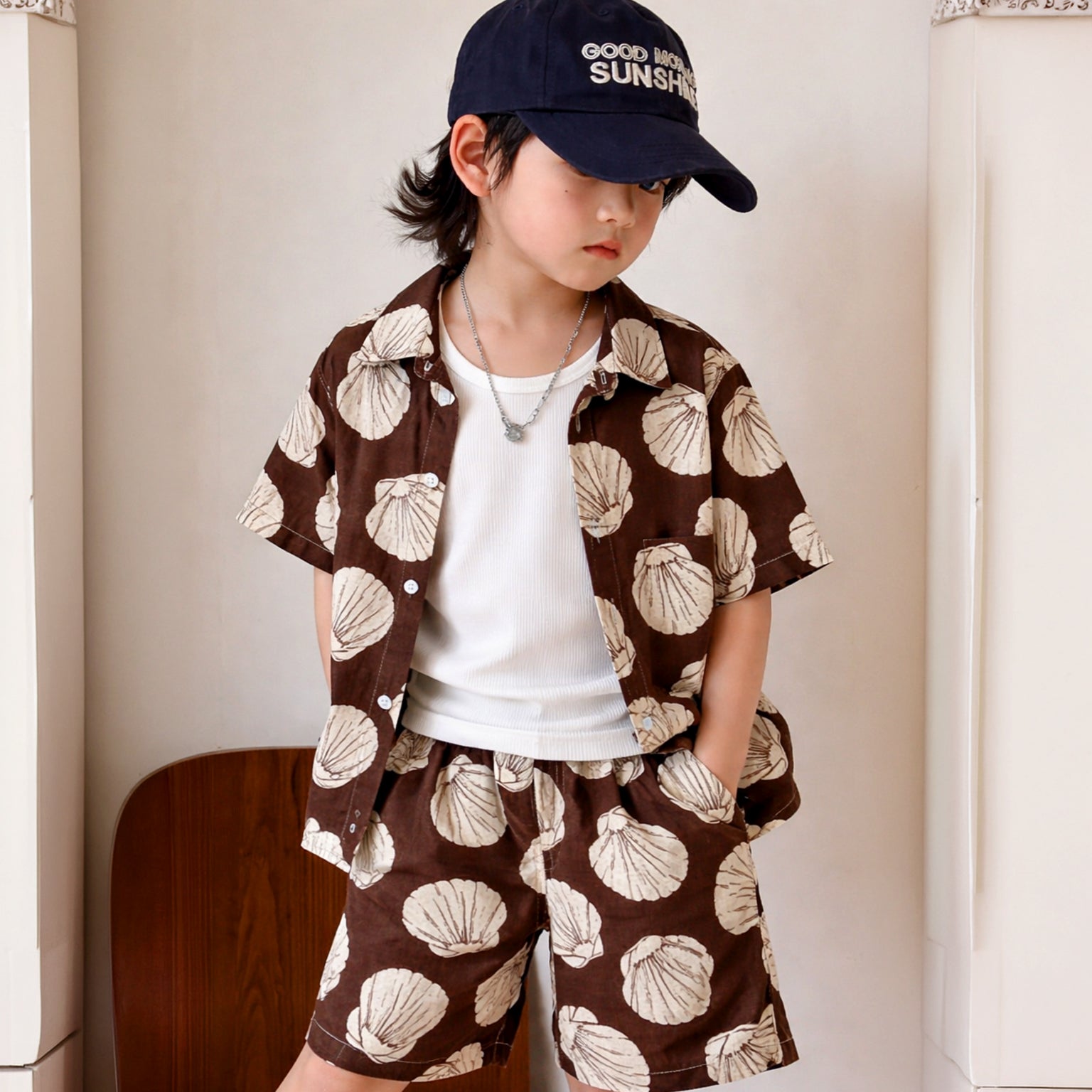 Shell Brown Cord Set