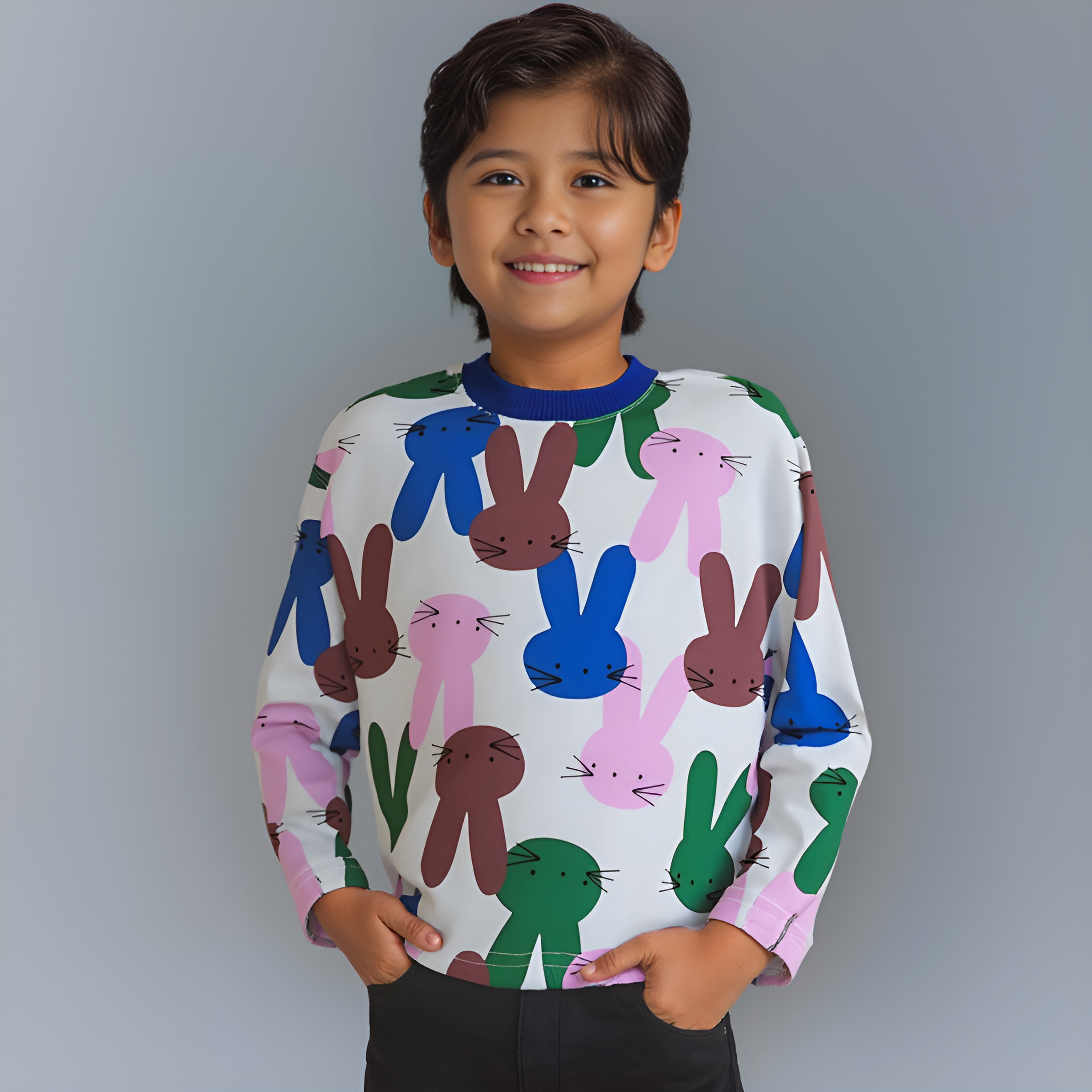 Cute Rainbow Bunny Tee