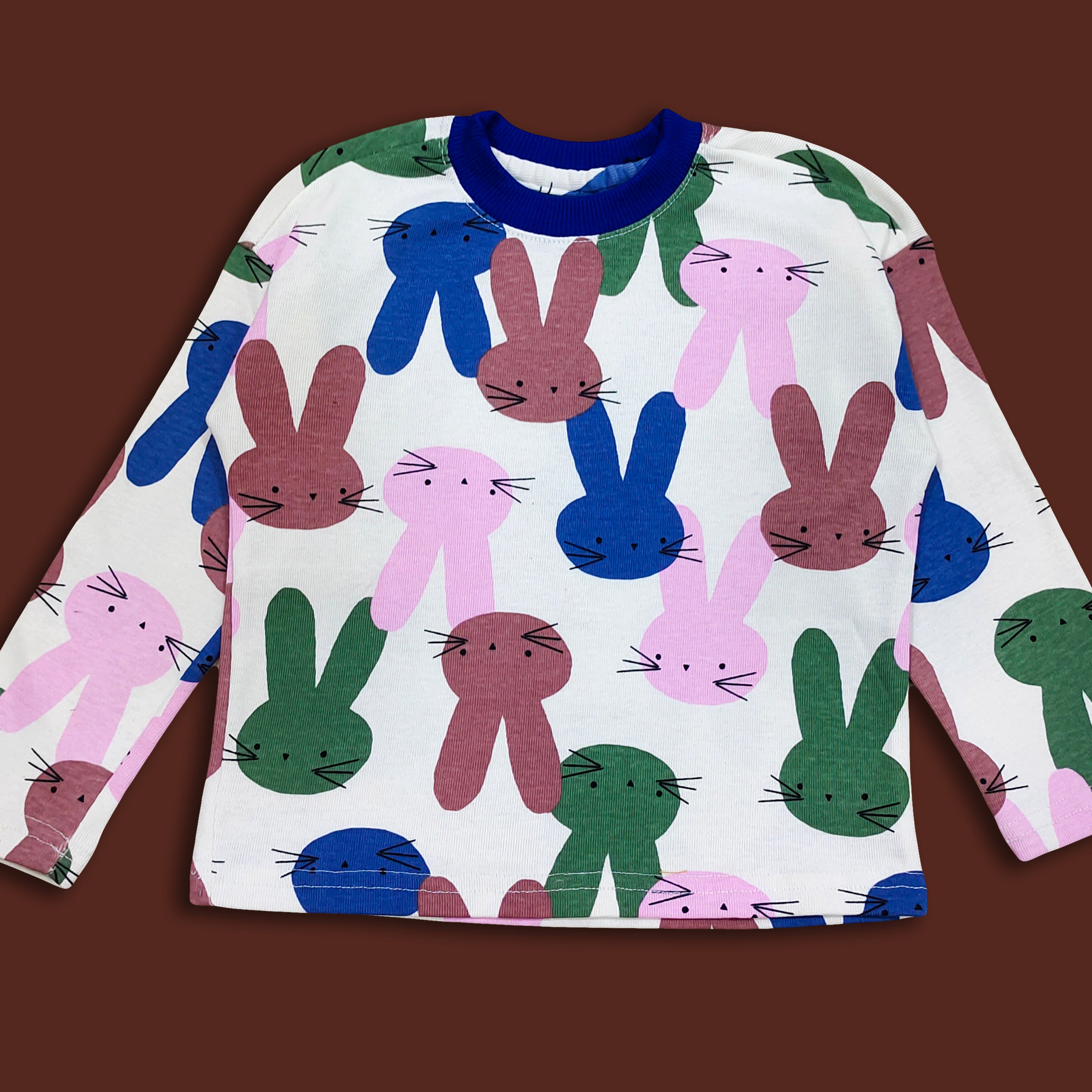 Cute Rainbow Bunny Tee