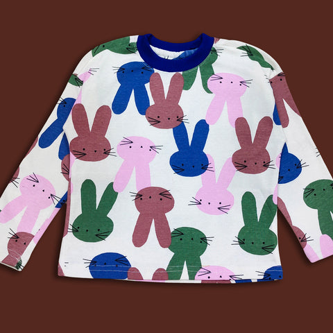 Cute Rainbow Bunny Tee