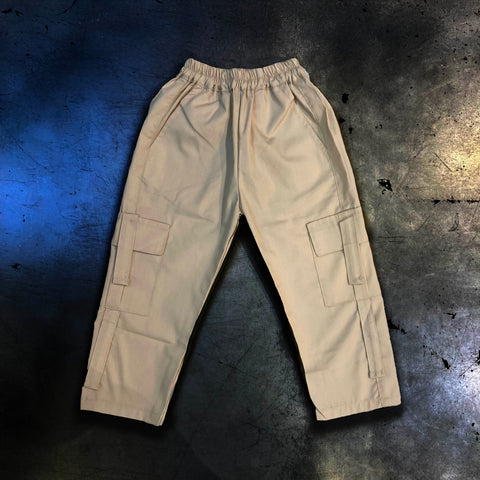 Beige Cargo Pants