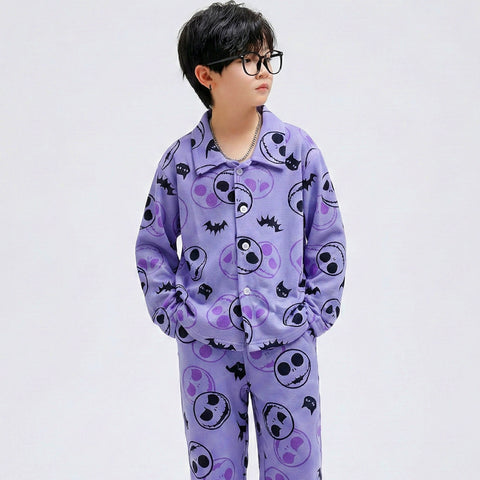 Purple Halloween Cord Set - Hosiery