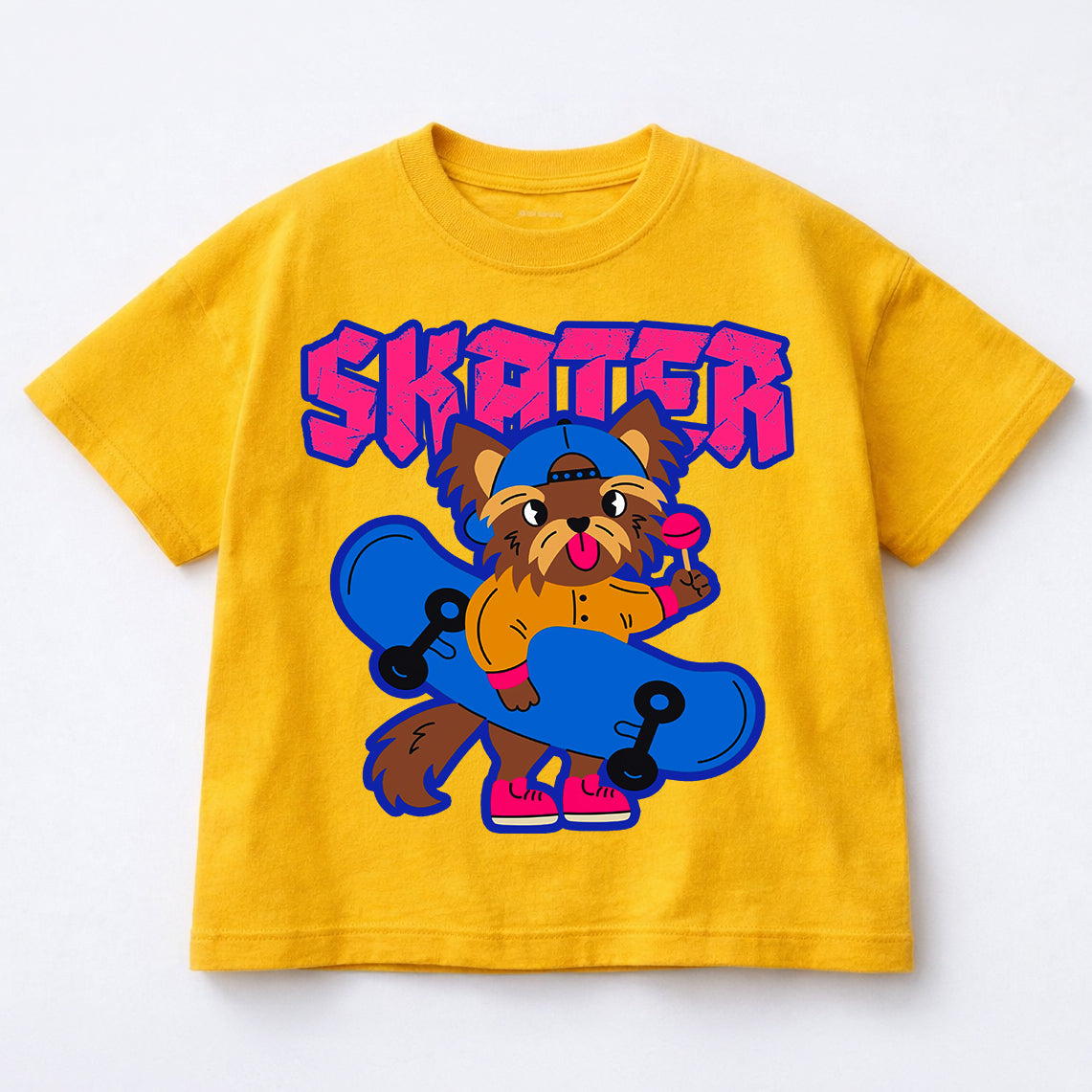 Cool Skater Yellow Tee