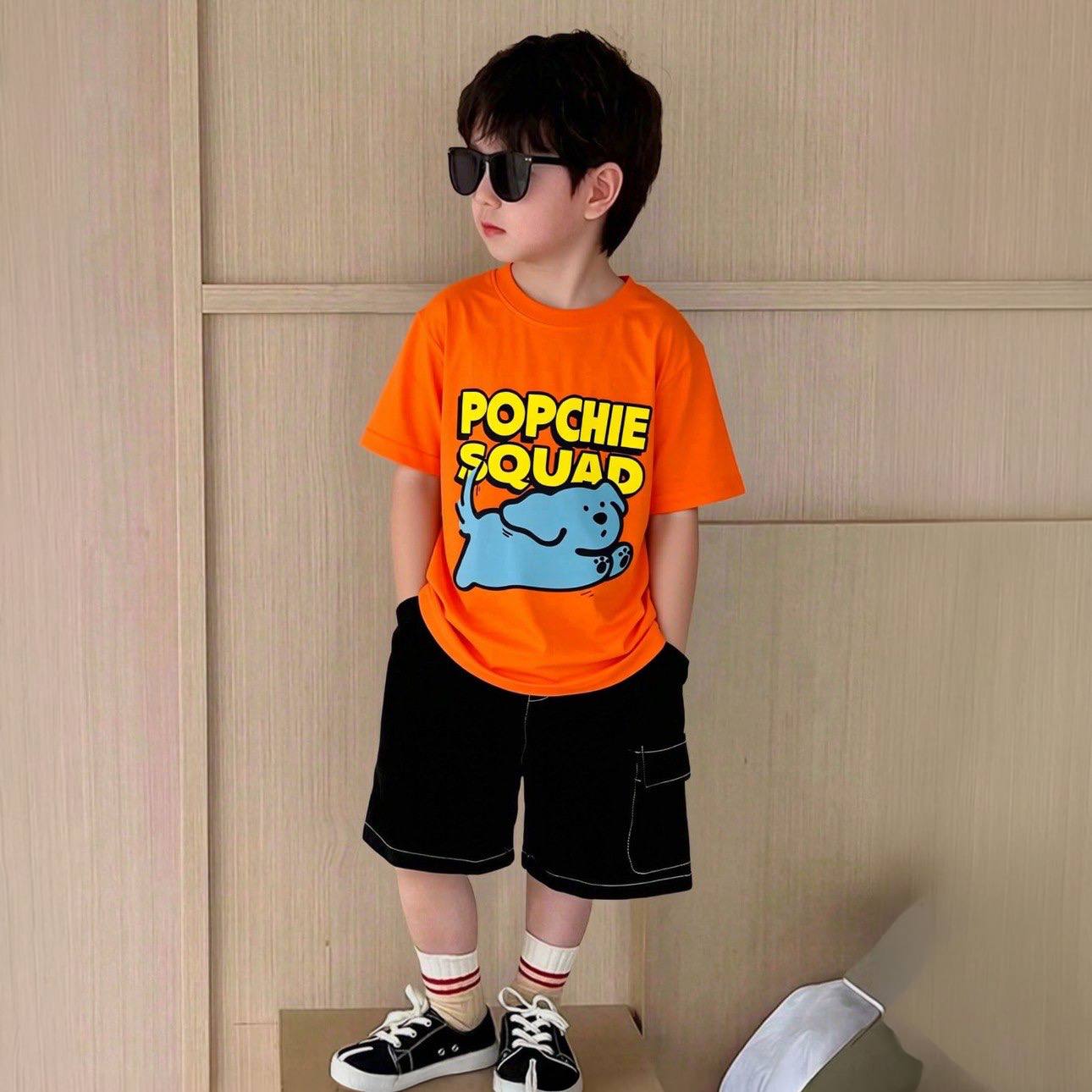 Popchie Squad Orange Tee
