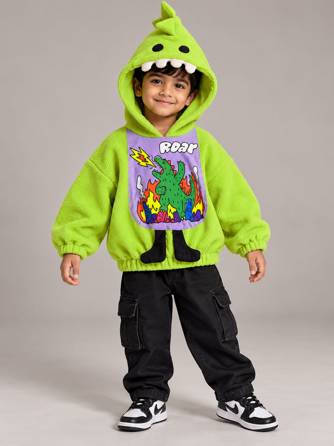 3D Dino Fur Hoodie - PREORDERS
