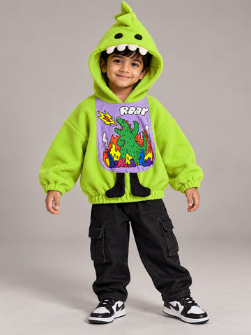 3D Dino Fur Hoodie - PREORDERS