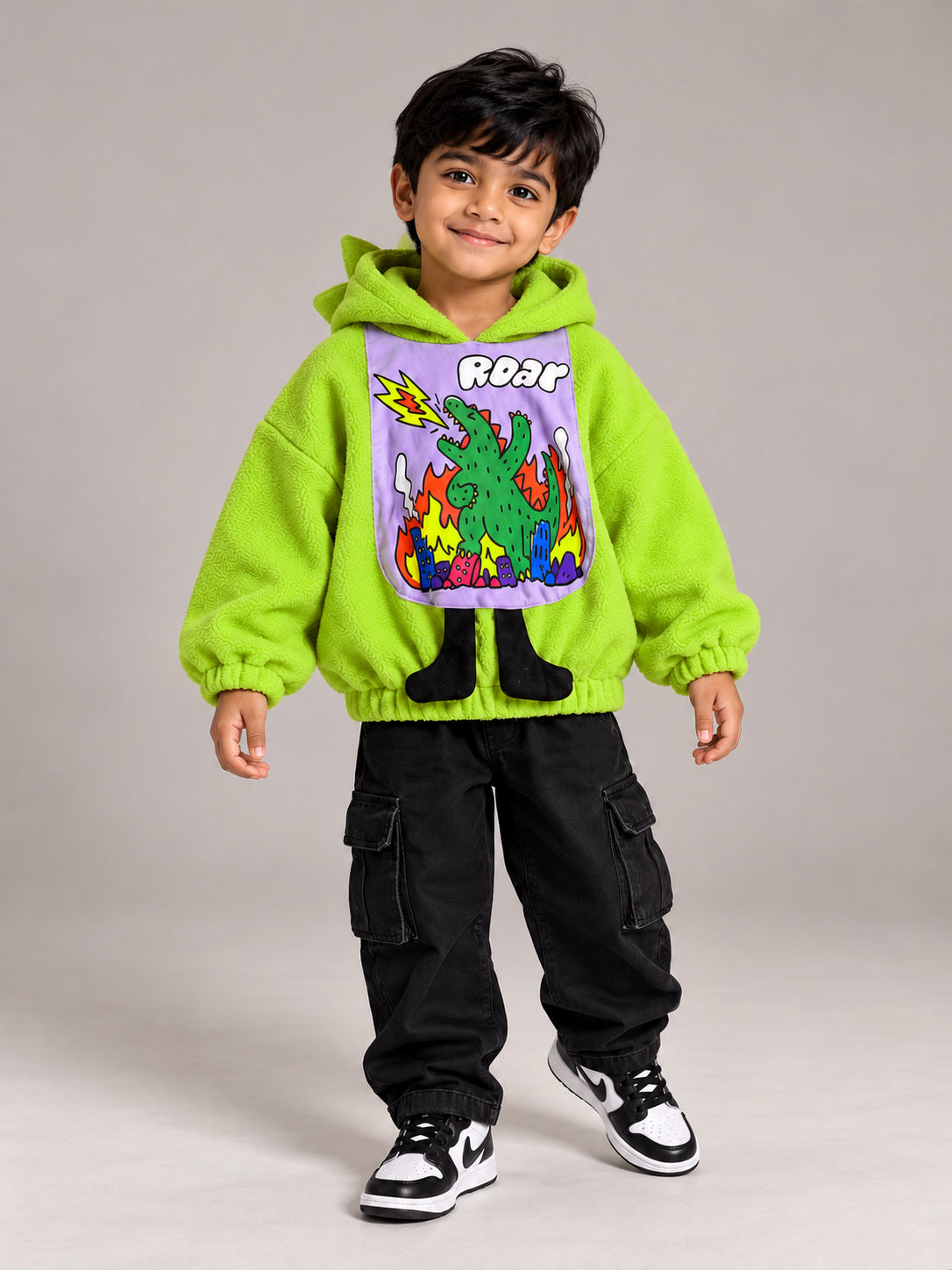 3D Dino Fur Hoodie - PREORDERS
