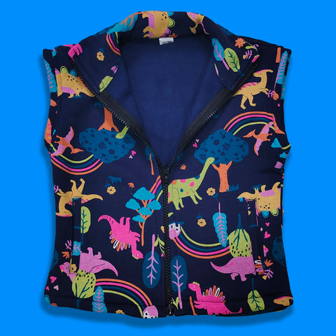 Sleeveless Dino Jacket + Toy Free