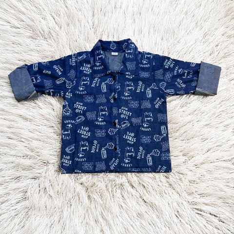 Blue Dino Shirt